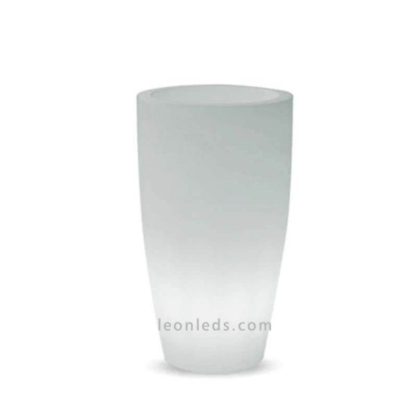 Macetero con luz para exterior con cable Bambú 70Cm New Garden | LeónLeds Iluminación