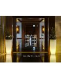 Jardinière lumineuse pour espaces extérieurs avec câble Bambou 90Cm photo de la marque écologique New Garden | Éclairage LeonLed