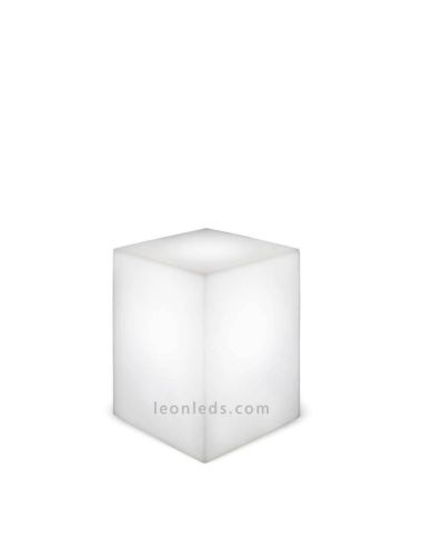 Cubo iluminado con cable para exterior Cuby 53 New Garden | LeónLeds Iluminación