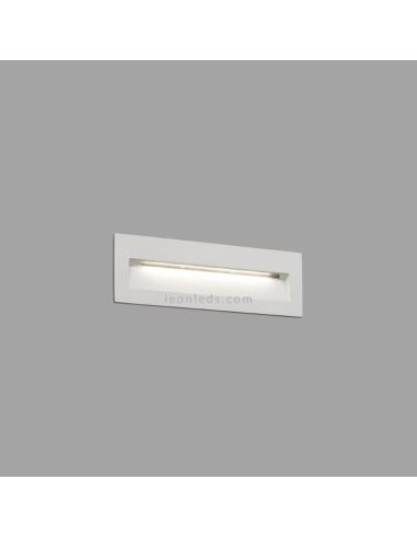 Baliza LED Empotrable Exterior rectangular Nat Blanca 70271 Faro Barcelona | LeonLeds