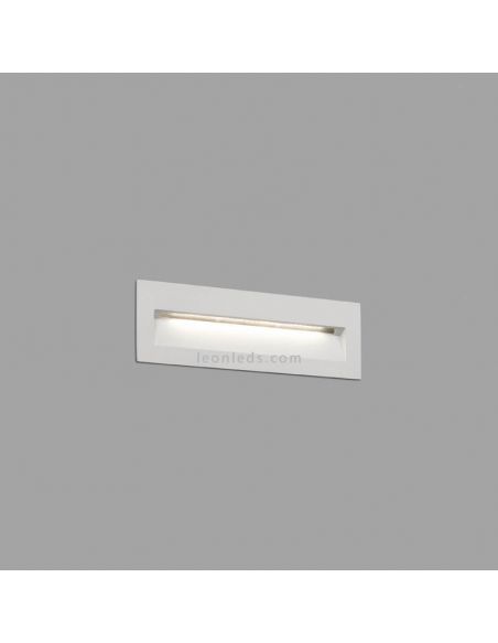 Baliza LED Empotrable Exterior rectangular Nat Blanca 70271 Faro Barcelona | LeonLeds