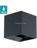 Applique murale d'extérieur LED carrée en aluminium IP54 Calpino | Éclairage LeónLeds | Applique anthracite IP54
