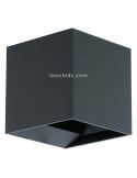 Applique murale d'extérieur LED carrée en aluminium IP54 Calpino | Éclairage LeónLeds | Applique anthracite