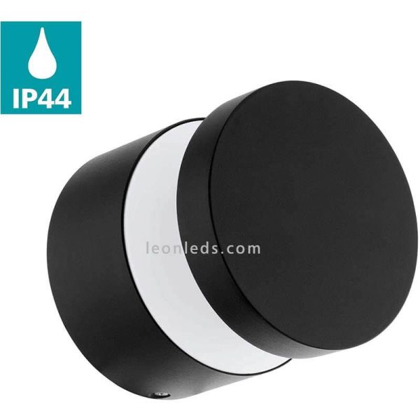 Aplique LED de parede e teto para exterior IP44 Melzo | LeónIluminação Leds | candeeiro de parede preto IP44