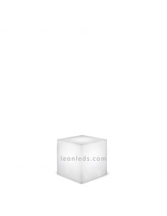 Cubo multifunción LED pequeño Cuby 20 con cable o batería recargable New Garden | LeónLeds Iluminación