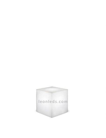 Cubo multifunción LED pequeño Cuby 20 con cable o batería recargable New Garden | LeónLeds Iluminación