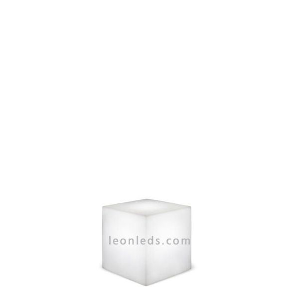 Cubo multifunción LED pequeño Cuby 20 con cable o batería recargable New Garden | LeónLeds Iluminación