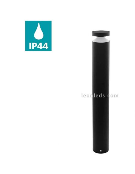 Baliza LED exterior alta de 1 metro IP44 Melzo | LeónLeds Iluminación | Lámpara de techo negra IP44
