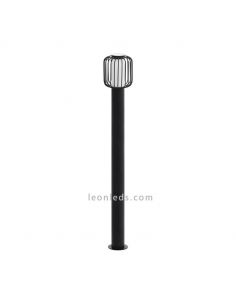 Baliza exterior de acero galvanizado negro Ravello Eglo Iluminación | LeónLeds Iluminación