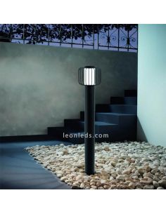 Balise extérieure en acier galvanisé noir Ravello Eglo Iluminación | Éclairage LeonLeds 2