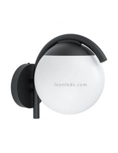 Aplique de pared exterior negro y blanco Prata Vecchia Eglo Iluminación | LeonLeds Iluminación