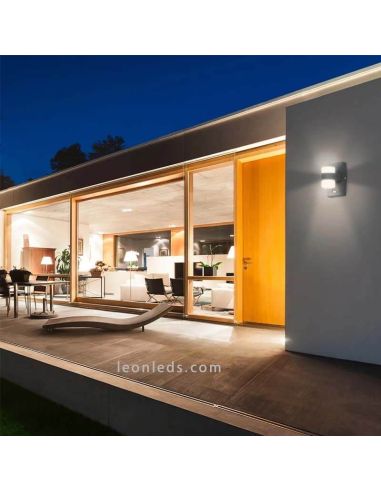 Aplique LED para pared exterior con sensor de movimiento Atollari Eglo Iluminación | LeonLeds Iluminación