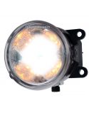 Faro LED redondo con luz diurna e intermitente RL 1 W213 Was | LeonLeds