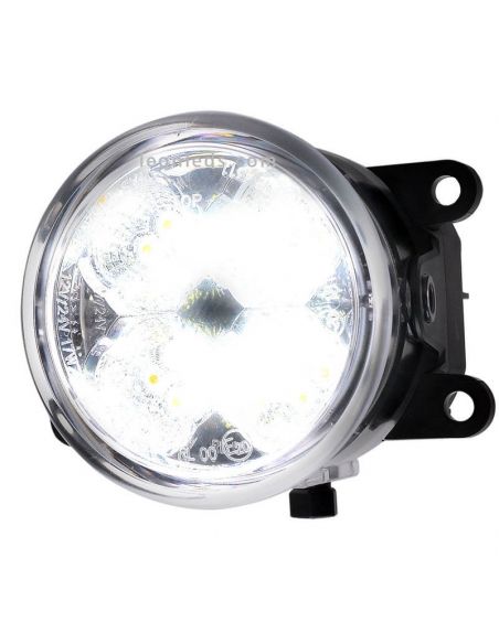 Faro LED redondo con luz diurna e intermitente RL 1 W213 Was | LeonLeds
