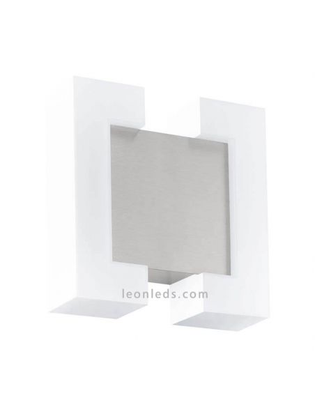 Aplique LED pared exterior níquel mate Sitia Eglo Iluminación | LeónLeds Iluminación