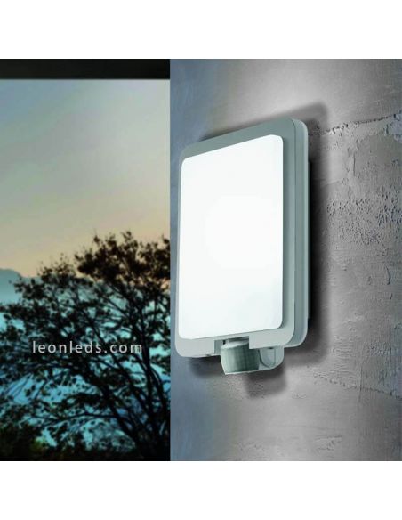 Arandela Mussotto para exterior com sensor de movimento Tomada E27 Eglo Lighting | Leon Iluminação LED