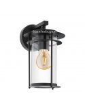 Applique d'extérieur noire en acier E27 Valdeo Eglo Iluminación | Éclairage LeonLeds