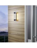 Aplique LED Tonego exterior antracita cilíndrico moderno Eglo Iluminación | LeónLeds Iluminación