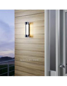 Arandela LED cilíndrica antracite para exterior Tonego Eglo Iluminación | Leon Iluminação LED 2