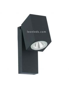 Aplique LED Sakeda antracita sin sensor de movimiento Eglo Iluminación | LeónLeds Iluminación