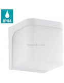 Aplique de pared exterior LED cuadrado antracita Jorba | LeónLeds Iluminación | lámpara de pared gris IP44