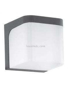 Applique d'extérieur LED carrée anthracite Jorba | Éclairage LeónLeds | applique grise