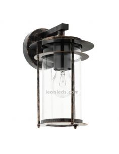 Aplique negro exterior de acero E27 Valdeo Eglo Iluminación | LeónLeds Iluminación 2