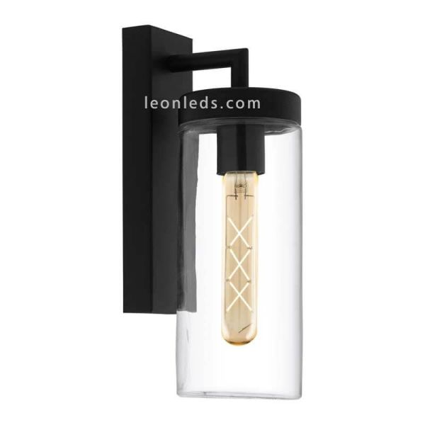 Aplique de pared exterior Bovolone de vidrio vintage E27   Eglo Iluminación | LeónLeds Iluminación