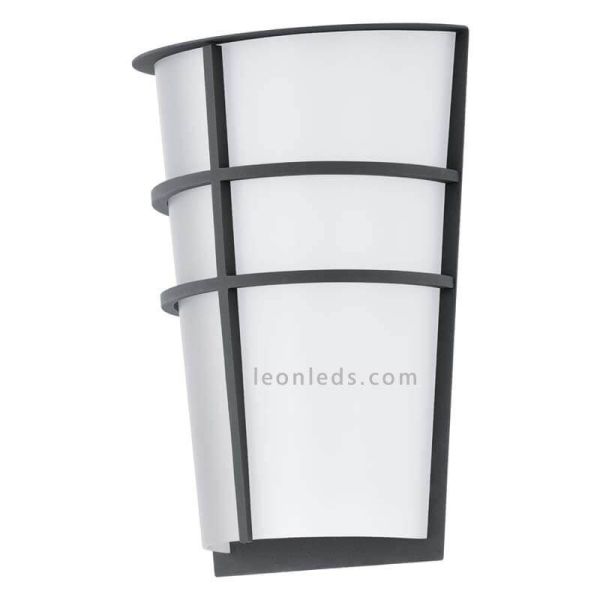 Aplique LED exterior Breganzo para jardín | LeónLeds Iluminación | lámpara de pared antracita