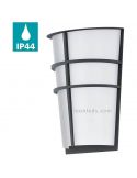 Aplique LED exterior Breganzo para jardín | LeónLeds Iluminación | lámpara de pared antracita IP44