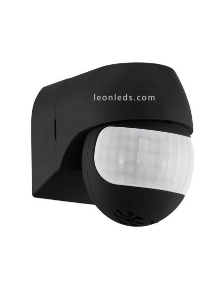 Detector de movimiento negro serie Detect Me Eglo Iluminación | LeonLeds Iluminación