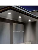 Margo Lámpara empotrable GU10 redondo blanco Eglo | LeonLeds Iluminación