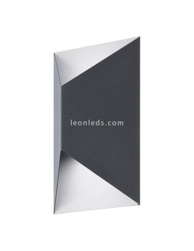 Aplique LED Predazzo exterior geométrico antracita Eglo Iluminación | LeónLeds Iluminación
