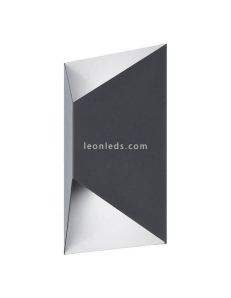 Aplique LED Predazzo exterior geométrico antracita Eglo Iluminación | LeónLeds Iluminación