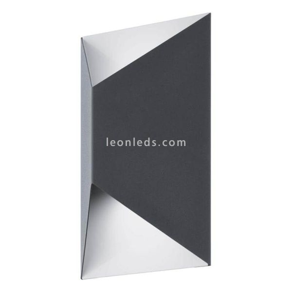 Aplique LED Predazzo exterior geométrico antracita Eglo Iluminación | LeónLeds Iluminación