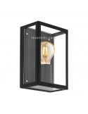Aplique de pared acero y vidrio E27 Alamonte Eglo Iluminación | LeónLeds Iluminación