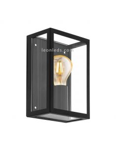 Aplique de pared acero y vidrio E27 Alamonte Eglo Iluminación | LeónLeds Iluminación