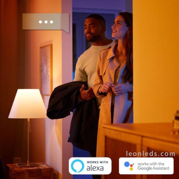 Lámpara de techo LED Ensis Hue 2X39W 4090331P9 Philips Hue | LeonLeds