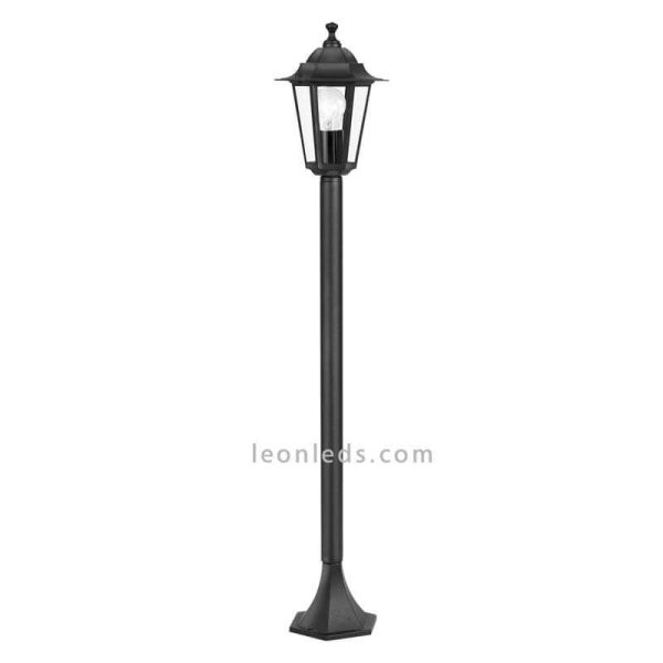Farola exterior aluminio 1xE27 Laterna Eglo Iluminación | LeonLeds Iluminación