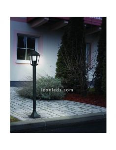 Farola exterior aluminio 1xE27 Laterna Eglo Iluminación | LeonLeds Iluminación 2