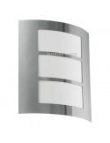 Aplique E27 City exterior sin sensor acero inoxidable  Eglo Iluminación | LeónLeds Iluminación