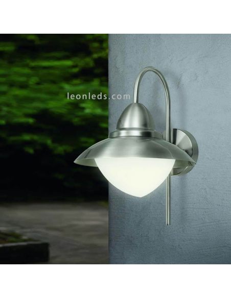 Applique murale E27 Sidney en acier et verre ambiant extérieur Eglo Iluminación | Éclairage LeonLeds