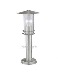 Baliza exterior E27 acero inoxidable Lisio Eglo Iluminación | LeónLeds Iluminación