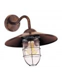 Aplique de pared exterior cobre antiguo bombilla E27 Melgoa Eglo Iluminación | LeónLeds Iluminación