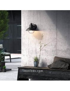 Applique murale d'extérieur en aluminium E27 Hoverfly Philips | Éclairage LeonLeds 2