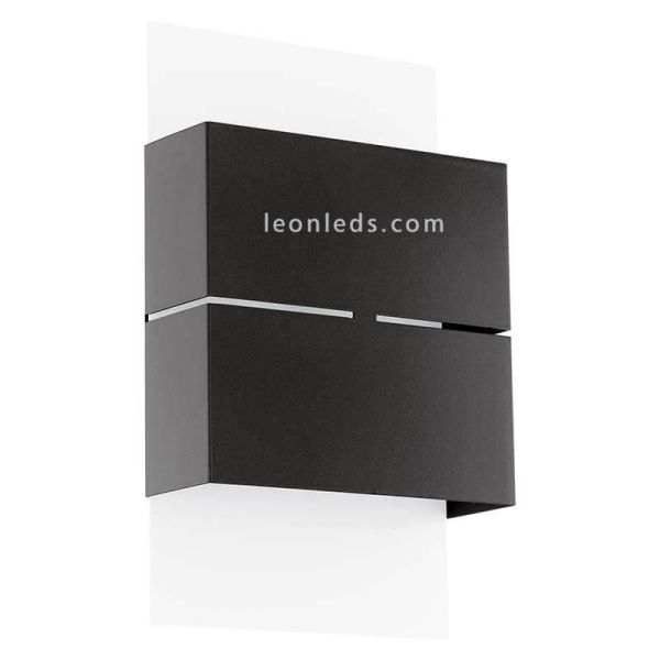 Aplique LED de pared Kibea antracita moderno Eglo iluminación| LeónLeds Iluminación |