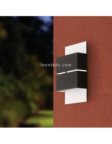 Moderno aplique LED Kibea branco e antracite Eglo iluminación| LeónIluminação Leds |