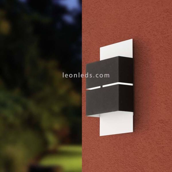 Moderno aplique LED Kibea branco e antracite Eglo iluminación| LeónIluminação Leds |