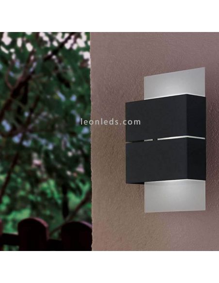 Aplique LED de pared Kibea antracita Eglo iluminación| LeónLeds Iluminación |