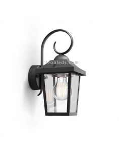 Aplique para exterior clásico E27 Buzzard Philips | LeonLeds Iluminación